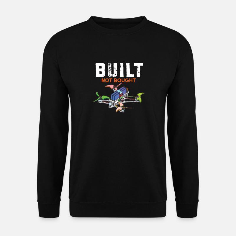 Cartoon FPV Drone Pilot Freestyle - Unisex Pullover - Schwarz