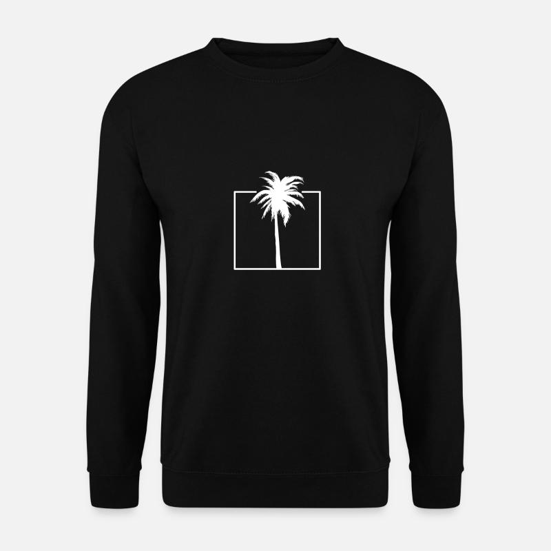 Palme - Unisex Pullover - Schwarz