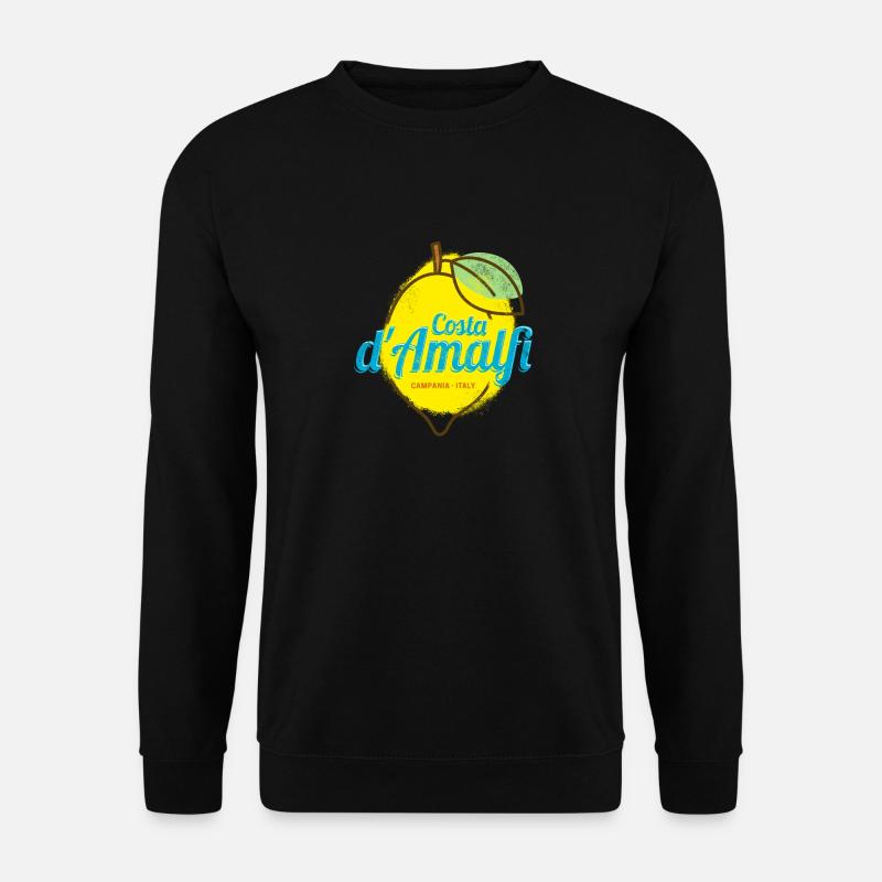 Costa d'Amalfi Zitrone Amalfi Italien Amalfiküste - Unisex Pullover - Schwarz