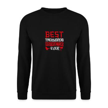 Drôle de Tae Kwon Do Art Coréen Meilleur - Sweat-shirt Unisexe - noir - Devant - Alina (178cm) & Michal (187cm)