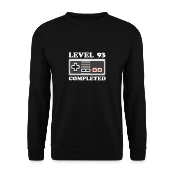 93 Ninety Three - Unisex Pullover - Schwarz - Vorne - Alina (178cm) & Michal (187cm)