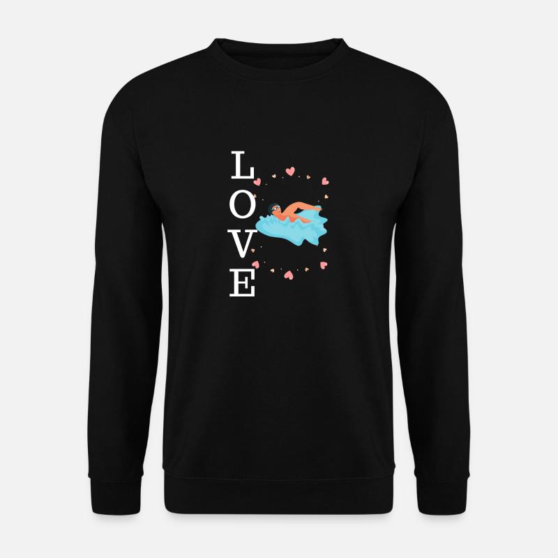 Comedy Swimming - Unisex Sweatshirt - black