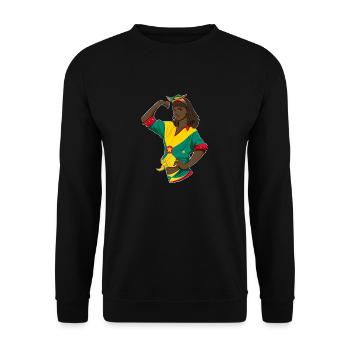 Grenada Girl Unbreakable I Grenada Heritage I - Unisex Sweatshirt - black - Front - Alina (178cm) & Michal (187cm)