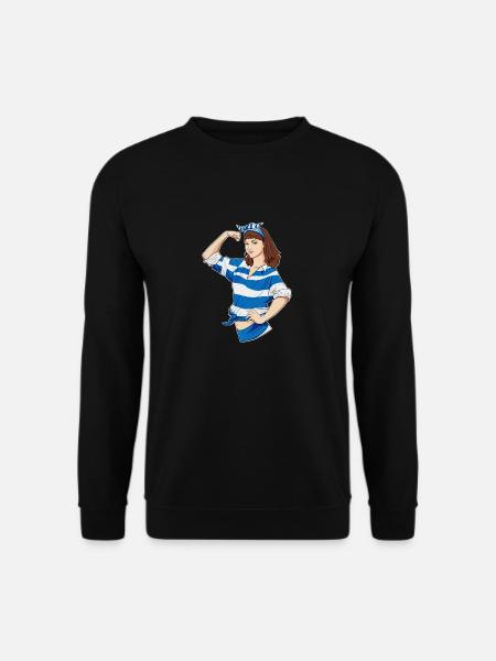 Greek Girl Unbreakable I Greek Heritage I Greece - Unisex Pullover - Schwarz