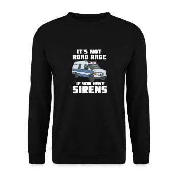 EMT/PARAMEDIC: If You Have Sirens - Unisex Pullover - Schwarz - Vorne - Alina (178cm) & Michal (187cm)