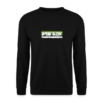 Vintage Thaïlande Vacances Asie Coucher de soleil Bangkok - Sweat-shirt Unisexe - noir - Devant - Alina (178cm) & Michal (187cm)