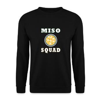 Nouilles Ramen de l'équipe Miso Squad Cuisine - Sweat-shirt Unisexe - noir - Devant - Alina (178cm) & Michal (187cm)