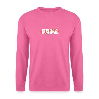 Papa Karate Dad Funny Dad Martial Arts Lover - Unisex Sweatshirt - pink - Front