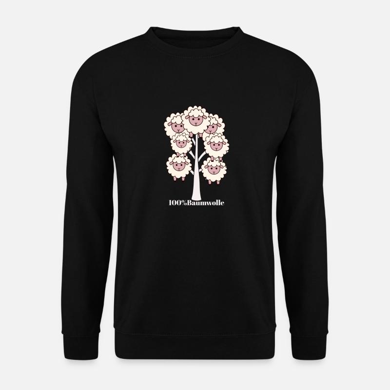 Tshirt Cotton - Unisex Sweatshirt - black
