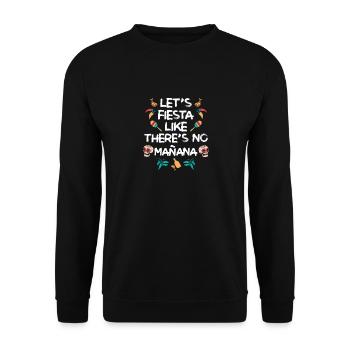 Mecican Cinco De Mayo - Sweat-shirt Unisexe - noir - Devant - Alina (178cm) & Michal (187cm)