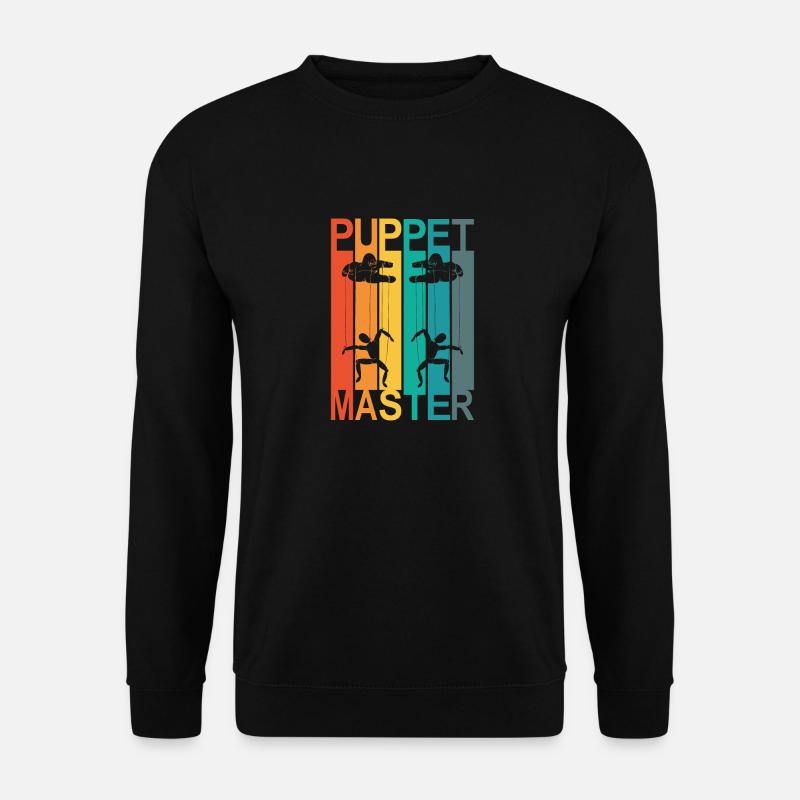 Bauchredner und Marionetten - Unisex Pullover - Schwarz