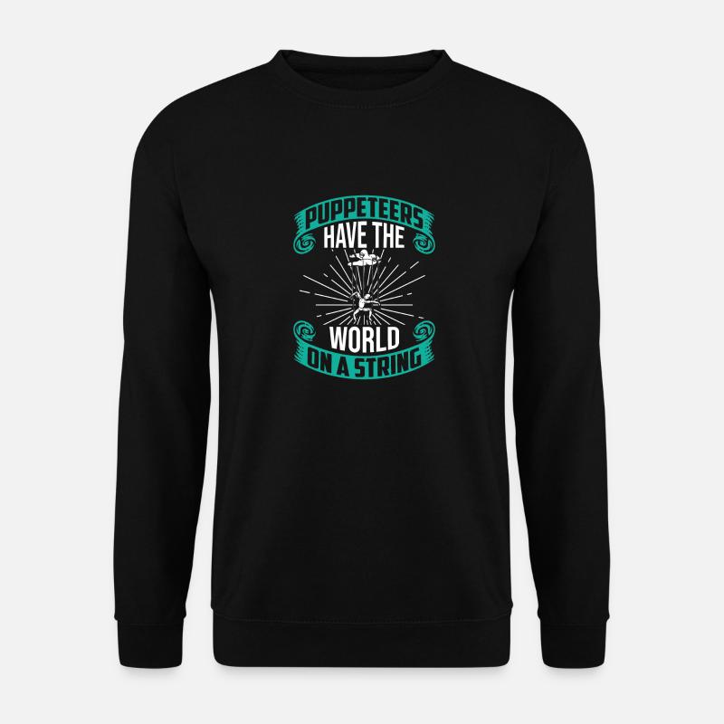 Ventriloques et marionnettes - Sweat-shirt Unisexe - noir