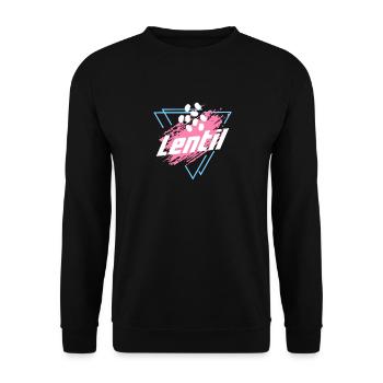 UNIQUE LENTIL T SHIRT - Unisex Pullover - Schwarz - Vorne - Alina (178cm) & Michal (187cm)