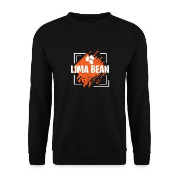 Lima Bean fantastic Design - Unisex Pullover - Schwarz - Vorne - Alina (178cm) & Michal (187cm)