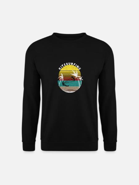Funny Kitesurfing Kiteboarding Kiteboarder - Unisex Sweatshirt - black
