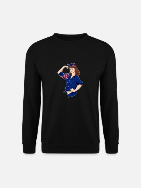 New Zealand Girl Unbreakable I Heritage New - Unisex Sweatshirt - black