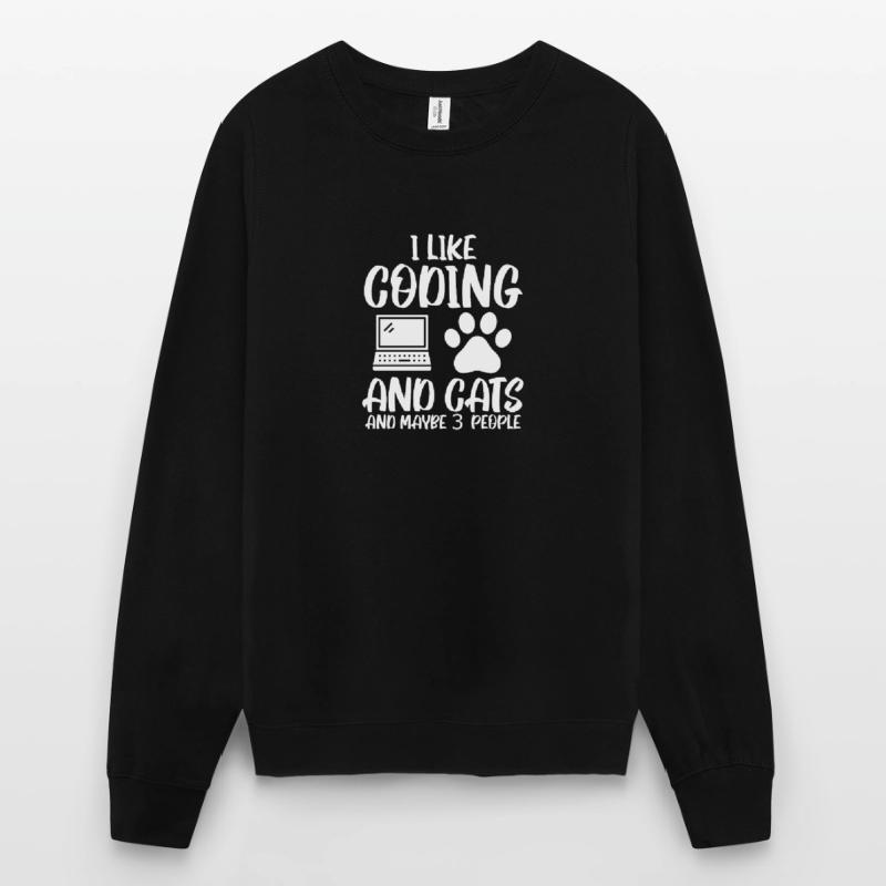 Programmierer Katze Coding Entwickler Informatik Unisex Pullover
