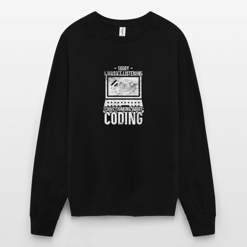 Programmeur de codage Coder Développeur de logiciels Sweat-shirt Unisexe