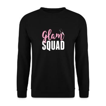 Glam Squad Funny Makeup Cheer - Sweat-shirt Unisexe - noir - Devant - Alina (178cm) & Michal (187cm)