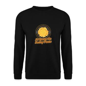 Lieber Pasta Essen Italienisches Essen Chef - Unisex Pullover - Schwarz - Vorne - Alina (178cm) & Michal (187cm)