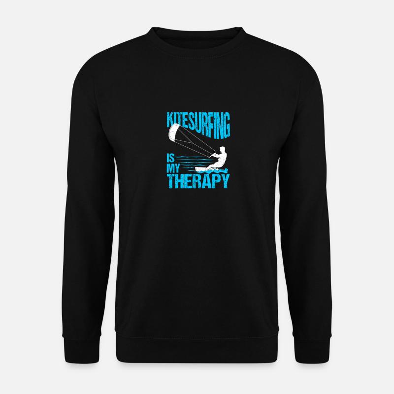 Fun Kitesurf Kiteboard Surfer Kitesurf - Sweat-shirt Unisexe - noir