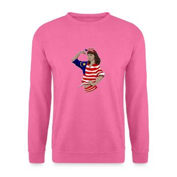 Fille malaisienne Incassable Héritage malaisien - Sweat-shirt Unisexe - rose - Devant