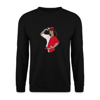 Fille maltaise incassable I Héritage maltais I - Sweat-shirt Unisexe - noir - Devant - Alina (178cm) & Michal (187cm)
