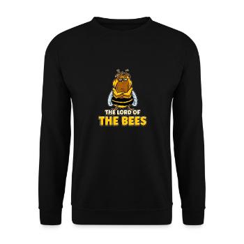 Lord of bees Beekeepers Bee whisper Bee - Unisex Sweatshirt - black - Front - Alina (178cm) & Michal (187cm)