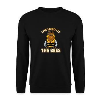 Lord of bees Beekeepers Bee whisper Bee - Unisex Sweatshirt - black - Front - Alina (178cm) & Michal (187cm)