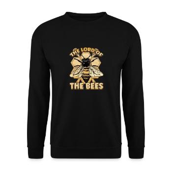 Seigneur des abeilles Apiculteurs Murmure d’abeille Abeille Abeille - Sweat-shirt Unisexe - noir - Devant - Alina (178cm) & Michal (187cm)