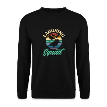 Kookaburra Birder Ornithologie ornithologique - Sweat-shirt Unisexe - noir - Devant - Alina (178cm) & Michal (187cm)