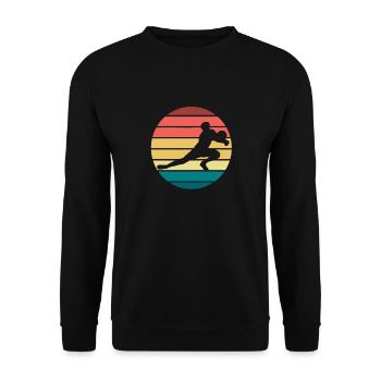 Acceptance volleyball - Unisex Sweatshirt - black - Front - Alina (178cm) & Michal (187cm)