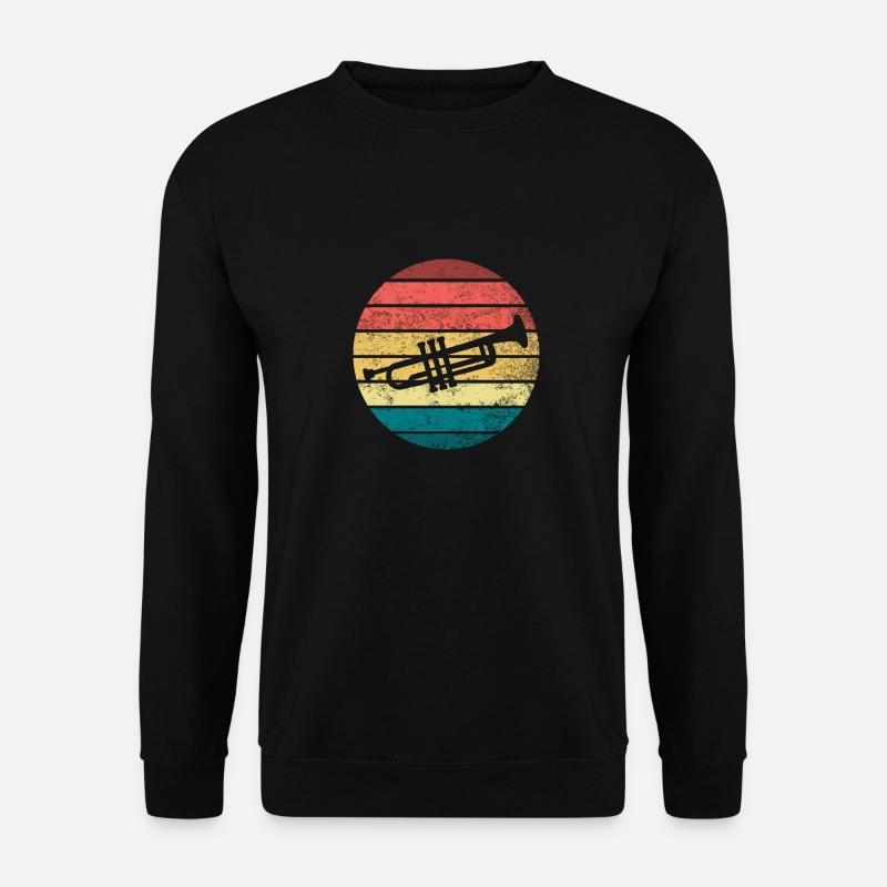 Trompette Rétro - Sweat-shirt Unisexe - noir