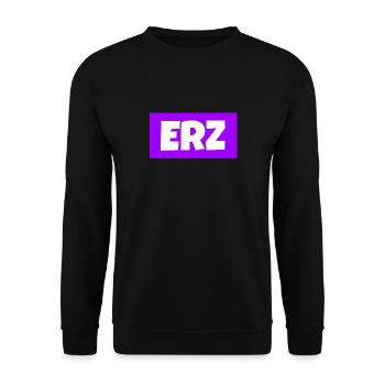 Erzgebirge meine Heimat - Unisex Pullover - Schwarz - Vorne - Alina (178cm) & Michal (187cm)