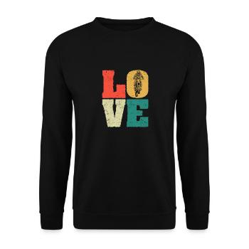 Dirt Bike Dear Biker Riders Motocross Lovers - Unisex Sweatshirt - black - Front - Alina (178cm) & Michal (187cm)
