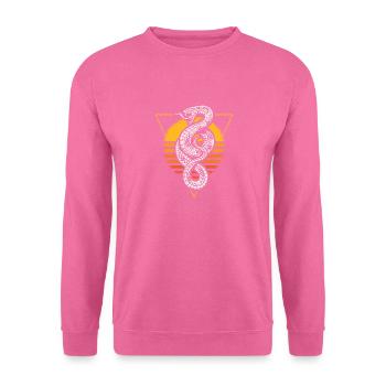 Nur schlange - Unisex Pullover - Pink - Vorne
