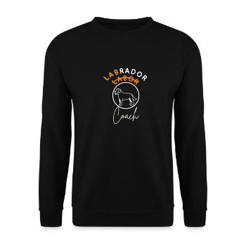 Labor Coach Lustige Geburt Coach Geburt Doula Wortspiele - Unisex Pullover - Schwarz - Vorne - Alina (178cm) & Michal (187cm)