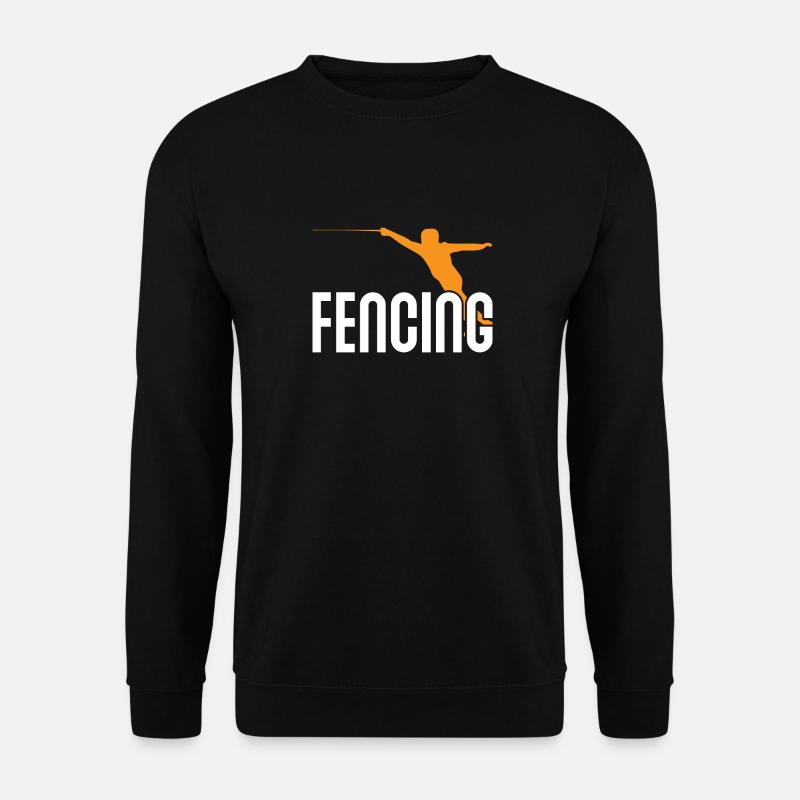 Fechten angreifen - Unisex Pullover - Schwarz