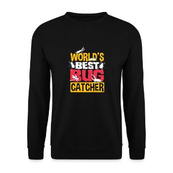 Entomology Entomologist Insects Bugs Worlds Best - Unisex Pullover - Schwarz - Vorne - Alina (178cm) & Michal (187cm)