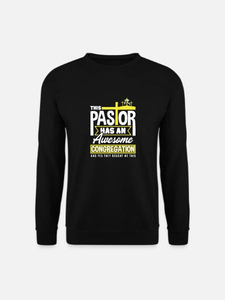 Pastor Appreciation Clergy Christian Preacher - Unisex Pullover - Schwarz