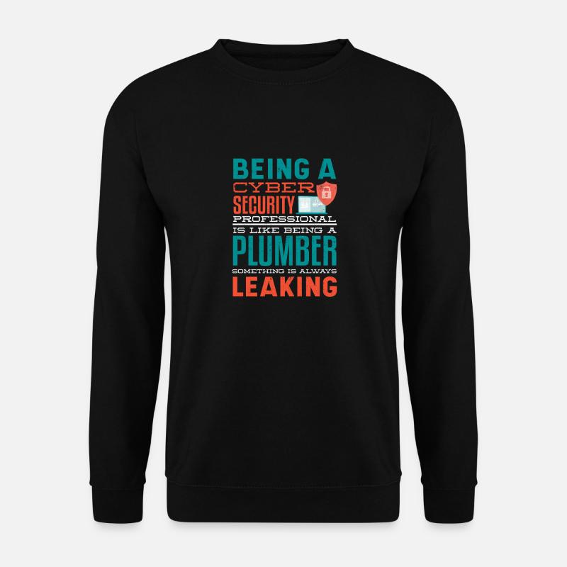 Cyber Security Professional Expert Ethical Hacker - Unisex Pullover - Schwarz