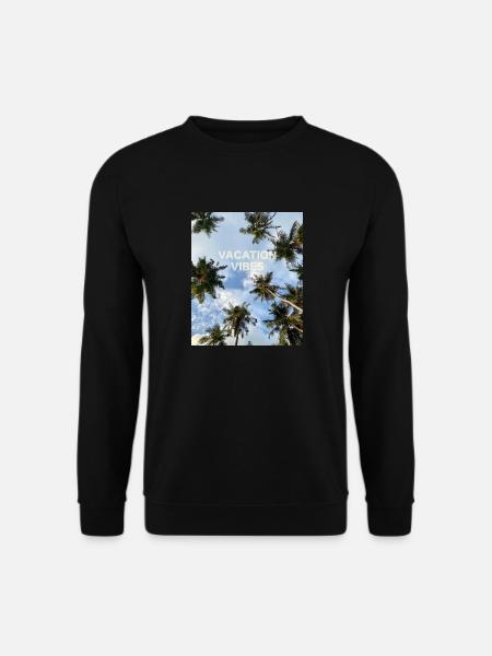 Palme Urlaub Sommer Sonne Reisen Spanien Malediven - Unisex Pullover - Schwarz