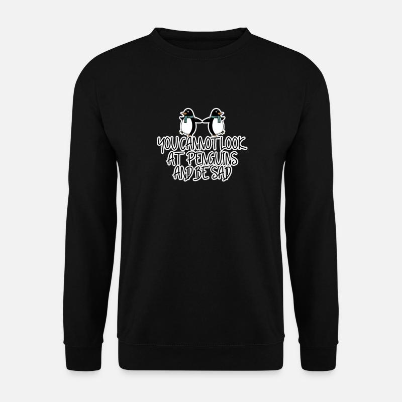 Traurige Pinguine - Unisex Pullover - Schwarz
