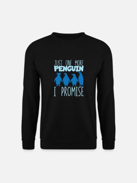 Letzter Pinguin - Unisex Pullover - Schwarz