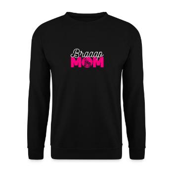 Motocross Girls MX Dirt Bike Girls Dirt Bike - Unisex Sweatshirt - black - Front - Alina (178cm) & Michal (187cm)