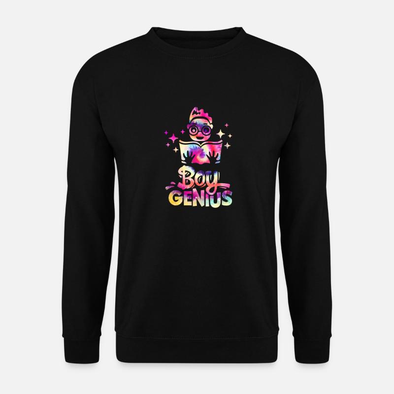 Boy Genius Back to School - Unisex Sweatshirt - black