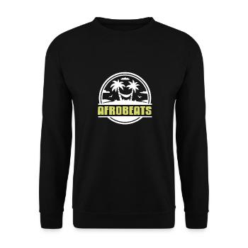 Cool Afrobeats Relaxing Island Designs T-Shirt - Sweat-shirt Unisexe - noir - Devant - Alina (178cm) & Michal (187cm)