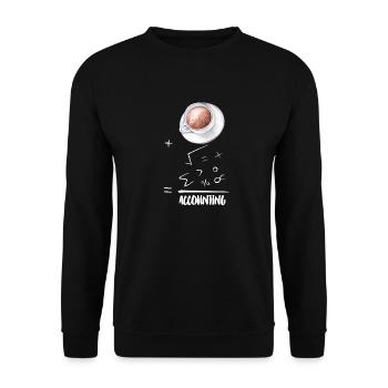 Okayest Comptable Math Calcul Café - Sweat-shirt Unisexe - noir - Devant - Alina (178cm) & Michal (187cm)
