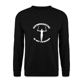 Gymnastique Plancher Gymnastique Turner Gymnastics Club Gymnastique - Sweat-shirt Unisexe - noir - Devant - Alina (178cm) & Michal (187cm)