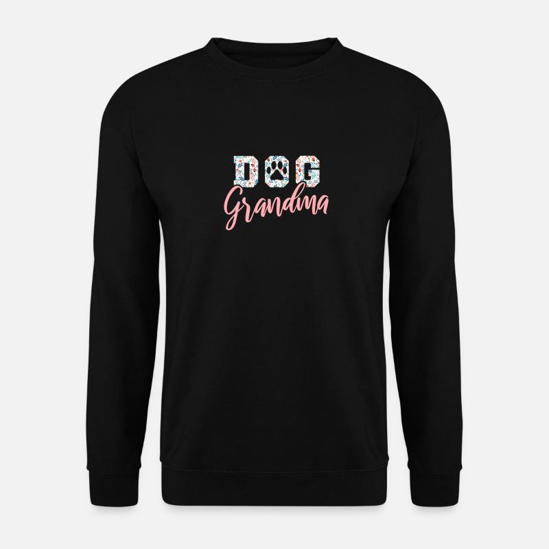 Dog Grandma - Unisex Pullover - Schwarz